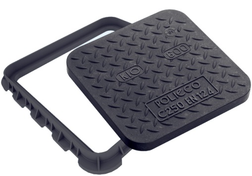 Chiusino In Ghisa Signum B125 - 30x30 Cm, 7 Kg Per Esterno - Foto 9