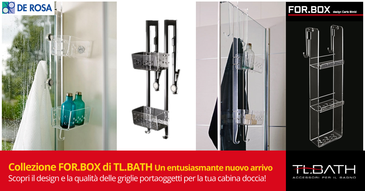 Griglie per box doccia TL.BATH, design e qualità! - De Rosa