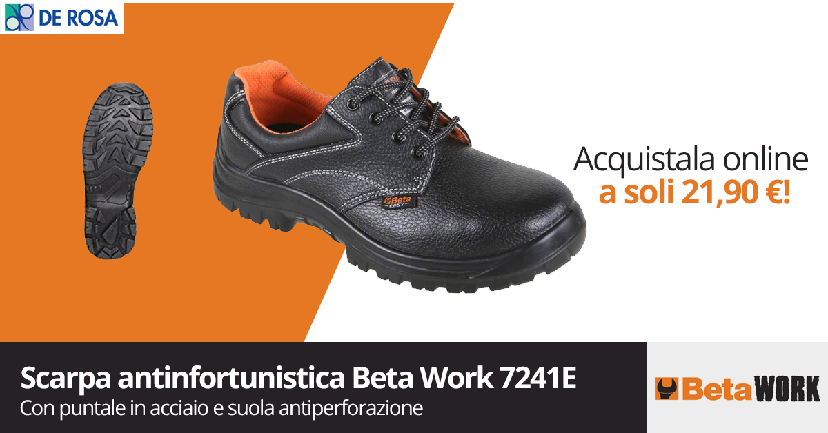 Calzature di sicurezza e scarpe antinfortunistica Beta Work De Rosa Edilizia a Napoli e provincia