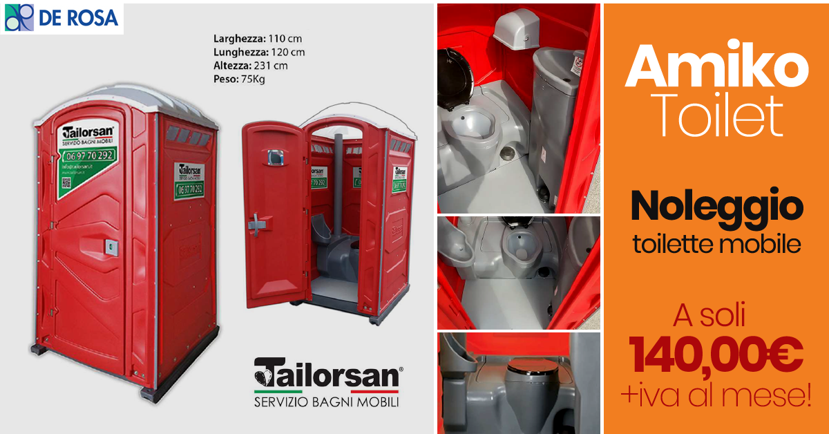 Noleggio Bagno Chimico Amiko Toilet De Rosa Edilizia A Napoli