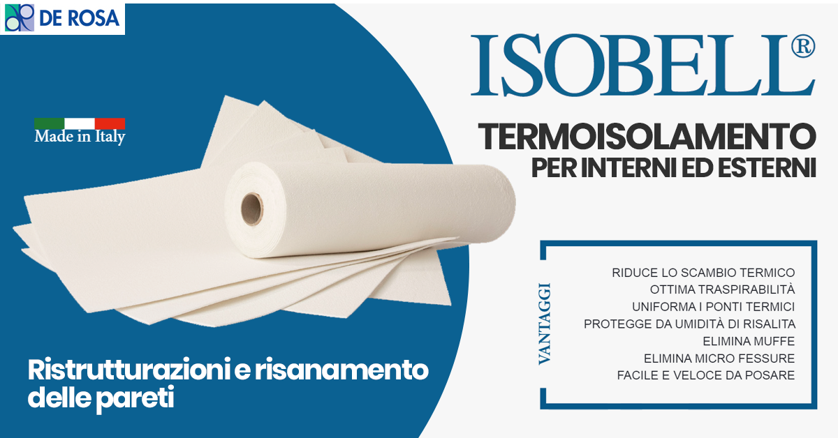 Pannello isolante termico Isobell - De Rosa Edilizia a Napoli e