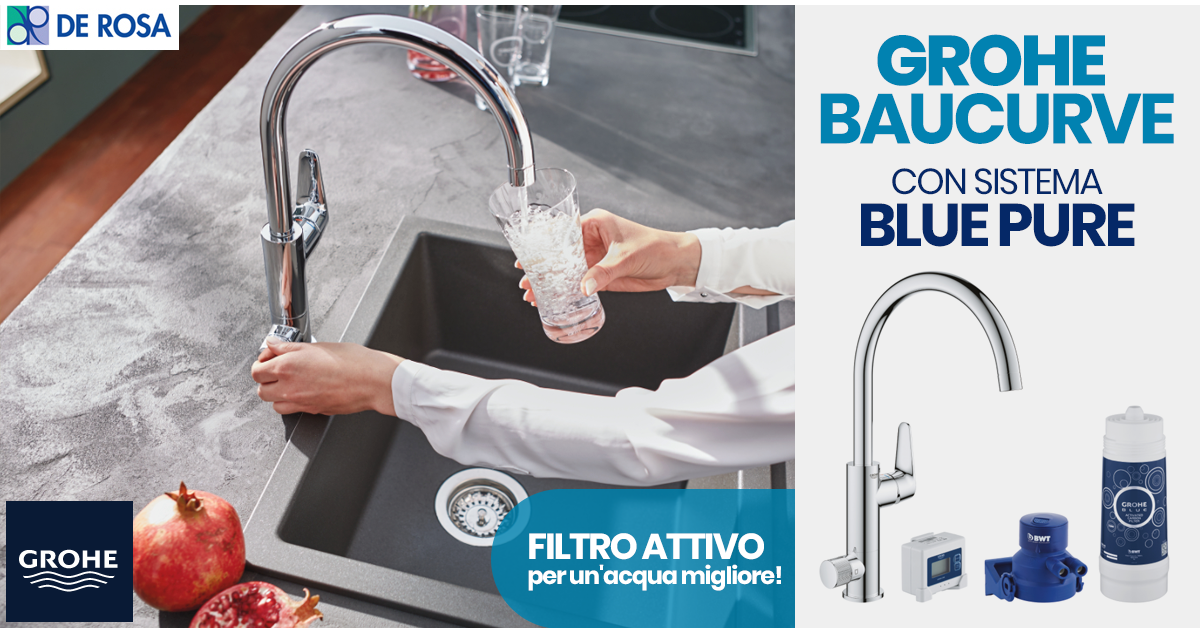Sistemi di filtrazione dell'acqua Grohe Blue Pure - De Rosa Edilizia a  Napoli e provincia