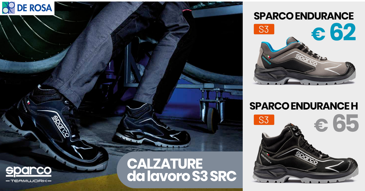 Scarpe antinfortunistiche Sparco - De Rosa Edilizia a Napoli e provincia