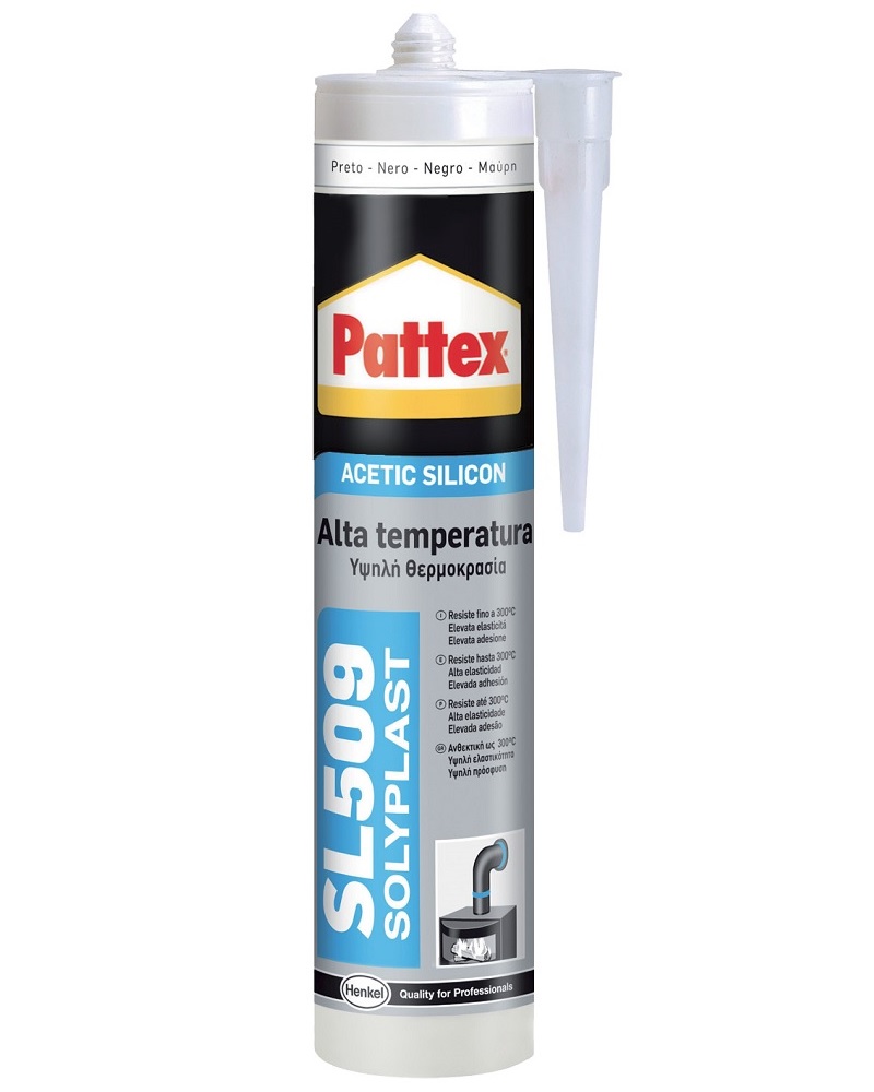 SILICONE ALTA TEMPERATURA NERO SL 509 ML300  2716255-1533675