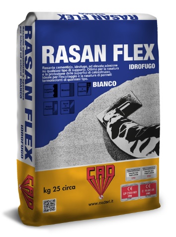 RASANFLEX BIANCO IDROFUGO KG.25 ELEVATA ADES.