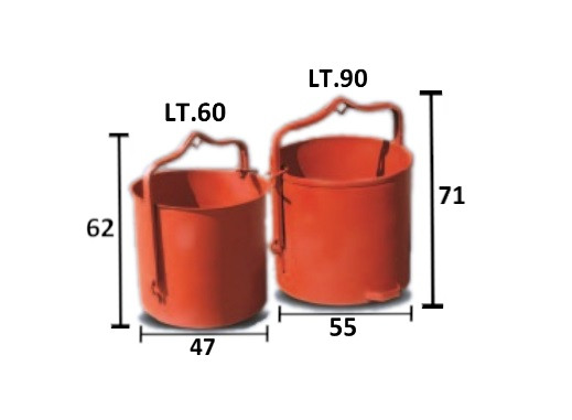 SECCHIO PER MONTACARICHI LT.60