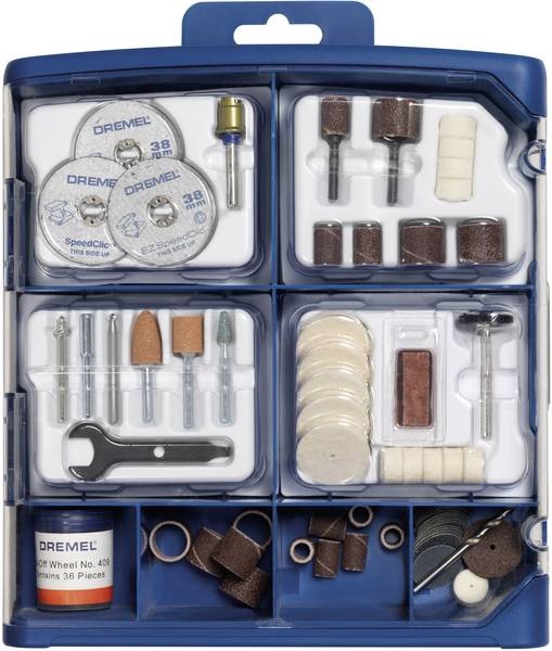 Dremel 723 set smerigliatura 100 accessori 2615s723ja - De Rosa Srl