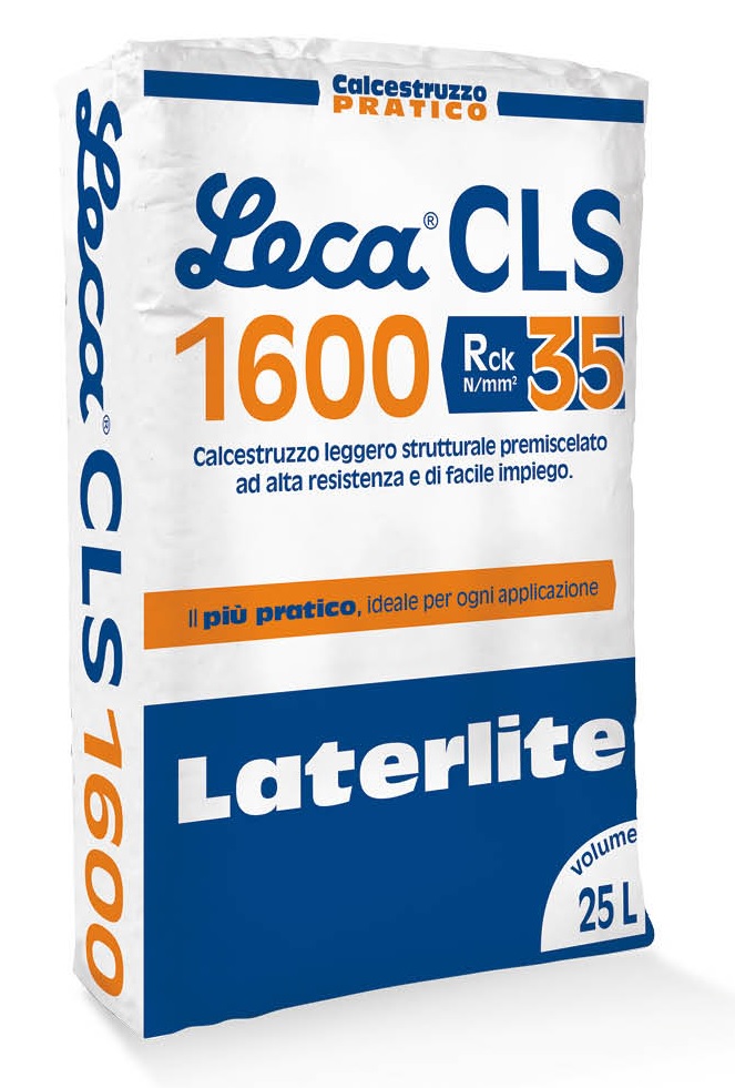 LECA CALCESTRUZZO 1600 PRATICO LT.25 (BC48)