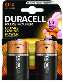 PILA DURACELL TORCIA P.PLUS MN1300 PZ.2