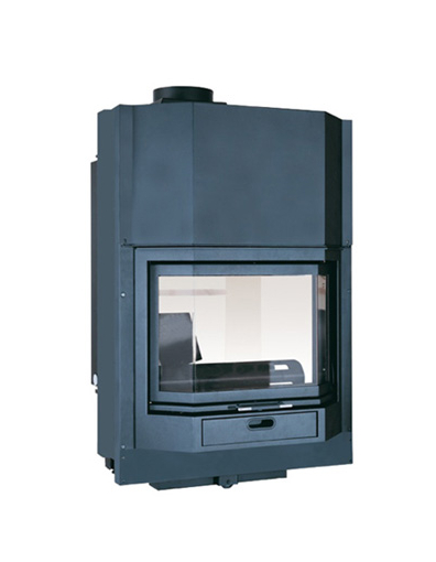 TERMOCAMINO CTM MAJOR PRISMATICO 27KW/AC     C/CASSETTO E PRODUZIONE ACQUA SANITARIA