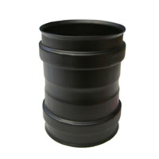 MANICOTTO INOX NERO  80 F.F.TUBO RIGIDO