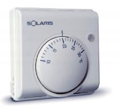 TERMOSTATO AMBIENTE SOLARIS TER 1 ON/OFF     ALIMENTAZIONE 220 MANUALE DA 10° A 30°