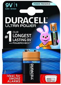 PILA DURACELL 9 VOLT P.PLUS MN1604