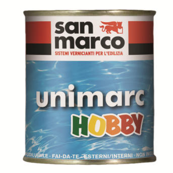 SMALTO UNIMARC HOBBY ARGENTO 0,125 LT.