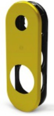 PLACCA 62X170 FORO 46 C/SUPP.PLASTICA