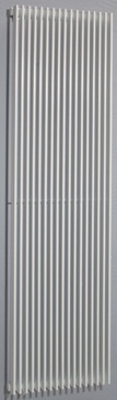 RADIATORE KEIRA EL.14 H.1800 V9 F07 ARGENTO  CON VALVOLE ELEGANT ARGENTO