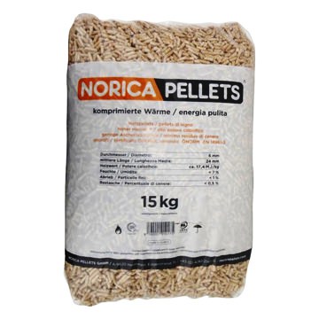 15 kg PELLET Norica Plus 100% Austrian fir