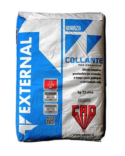 COLLANTE CAD BIANCO EXTERNAL KG.25 C1TE