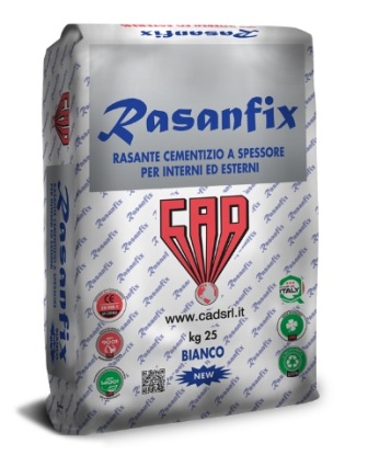 RASANFIX BIANCO RASANTE A SPESSORE I/E.KG.25