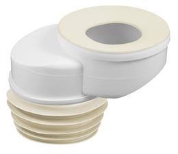 BOCCHETTONE ECCEN.6 CM WC PVC BCO BONOMINI