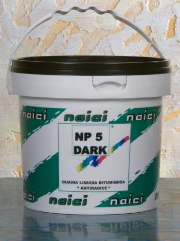 GUAINA LIQUIDA NERA NP5 DARK 20 KG ANTIRADICE