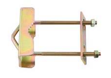 STAFFA PER ANTENNA ZINCATA PER TUBO 40MM