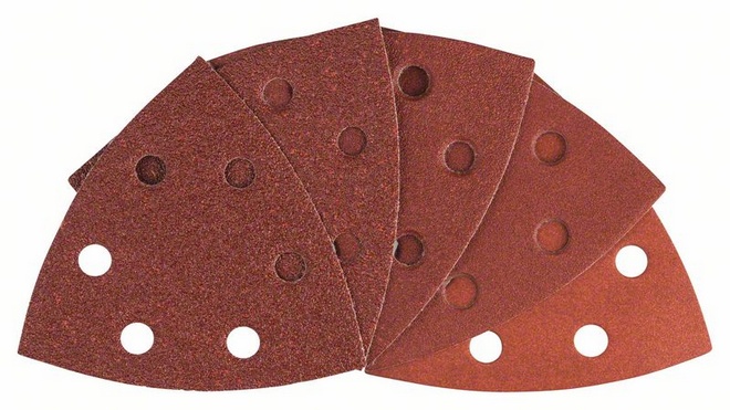 CARTA ABRASIVA SET 10PZ RED PER MULTIFUNZIONEGR.60,80,100,120,180 2608607540