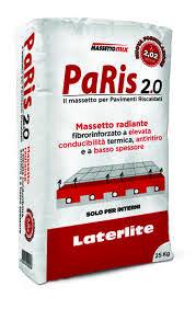 LECA MASSETTOMIX PARIS 2.0 KG.25 (BC64)      FIBRORINF.ANTIRITIRO X MASSETTI RADIANTI