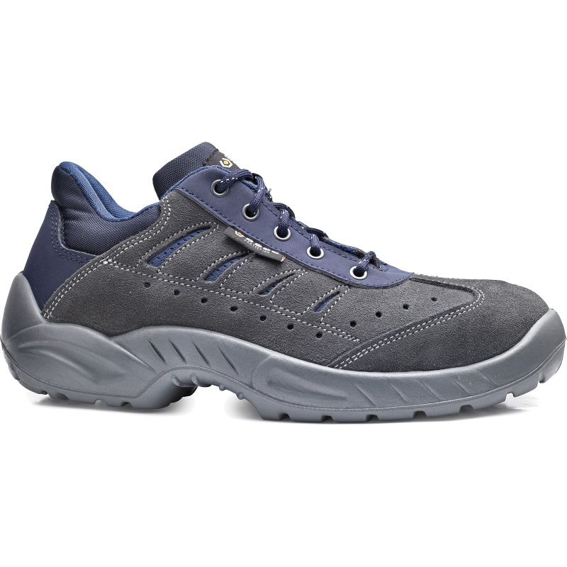 SCARPA BASE BASSA COLOSSEUM S1P GRIGIO       FORATA