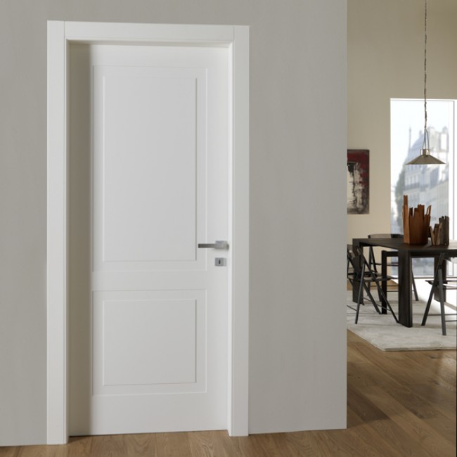 PORTA VENEZIA LP8 PANTOMINIMA LACCATA BIANCA OPACO BATTENTE DX 80X210 BERTOLOTTO