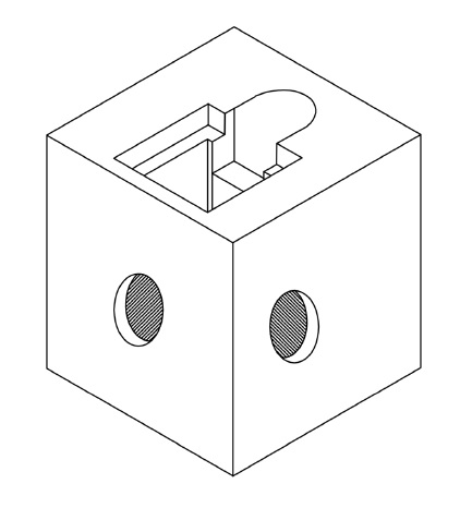 POZZETTO PORTA PALO  80X80X80 EST.           CON POZZETTO INT.30X30 X PALO (MT 6/7)F.TERRA