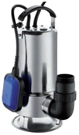 POMPA SOMMERSA HYUNDAI 750W 230V.VORTEX INOX CAVO 10MT ATT.1