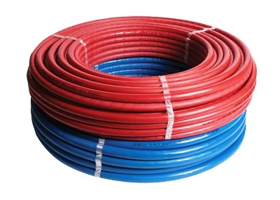 TUBO MULTISTRATO HENCO PEXC RIV.16 RT50      MM.2 ALLUMINIO ISOLAMENTO 6MM BLU/ROSSO
