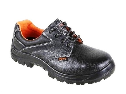 SCARPA BETA BASSA PELLE NERA 7241EN