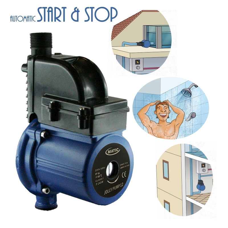 Pompa automatica jollypump12 per rilancio pressione progettata per acqua  potabile - De Rosa Srl
