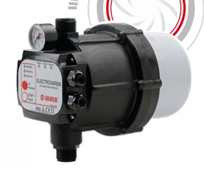 PRESS CONTROL ELECTROVAREM 2HP VASO ESPANSION3 LITRI C/MANOMETRO CON CAVI 16A 230