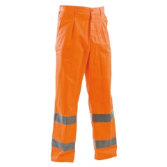 PANTALONE ARANCIO ALTA VISIB.ESTIVO HVO