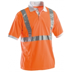 MAGLIA POLO ARANCIO A.VISIB.PIQUET