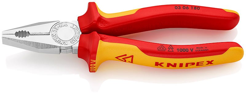 PINZA UNIVERSALE CRM.180 KNIPEX CD.0306180SB