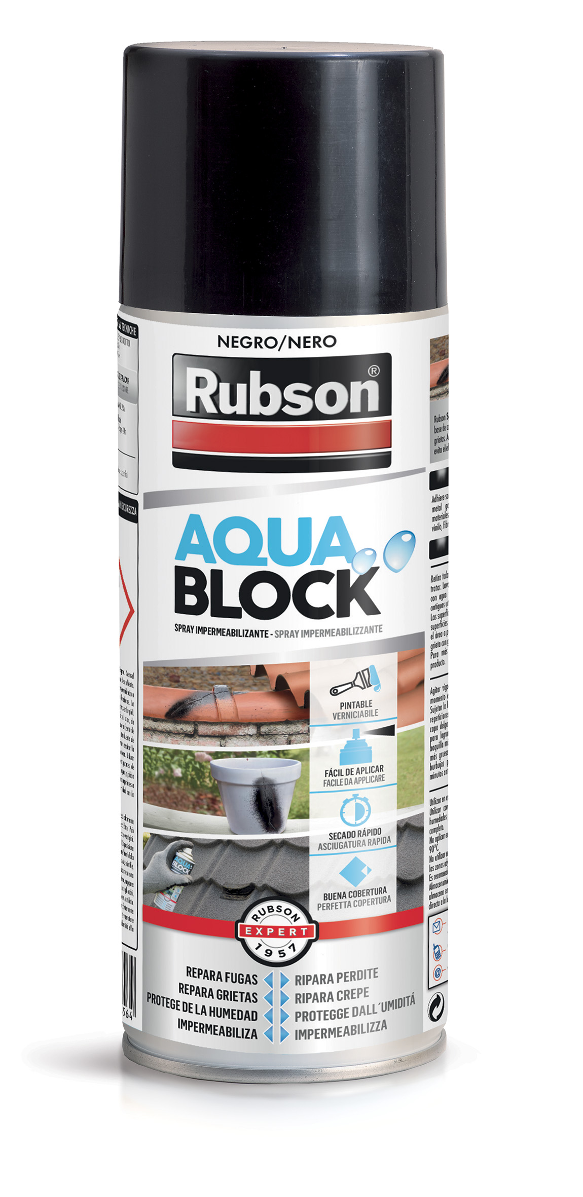 Spray impermeabilizzante aquablock 300ml - De Rosa Srl