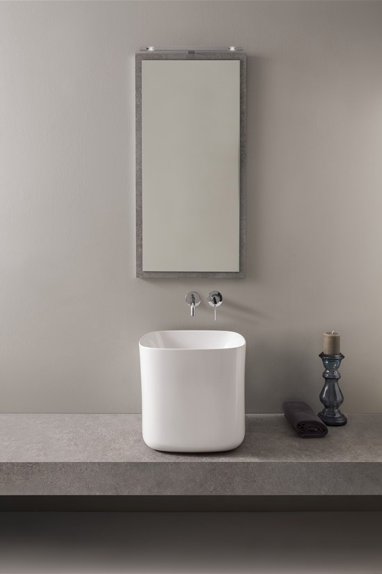 LAVABO APP.QUADRATO 42X42 H.40 MOON 5503     SCARABEO