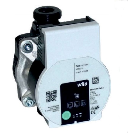 CIRCOLATORE WILO PARA 25/6 130 INVERTER PER  RISCALDAMENTO CORPO IN GHISA COD.101013