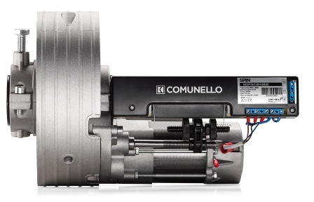 MOTORE ALZASERRANDA COMUNELLO SPIN180E 180NM ALBERO DA 48/60 CON ELETTROFRENO