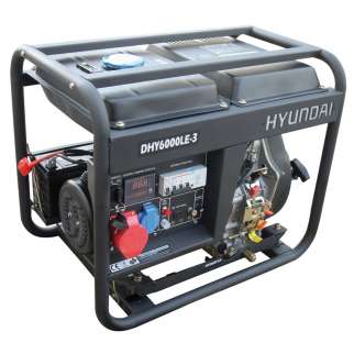GRUPPO ELETTROGENO DIESEL HYUNDAI HP7500CXE-3KW.5 220/380 FULLPOWER