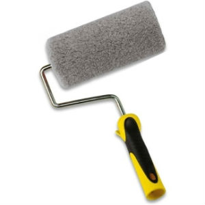 RULLO SPUGNA FLOCCATO GRIGIO/ARANCIO cm.23   1089-22