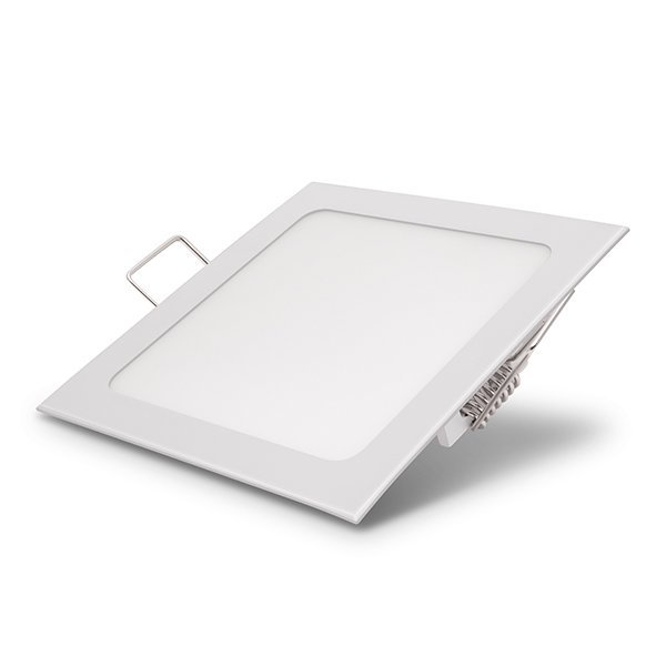 FARETTO OPTONICA LED A SOFFITTO 12W 167X167  6000K QUADRO BIANCO CD.2450