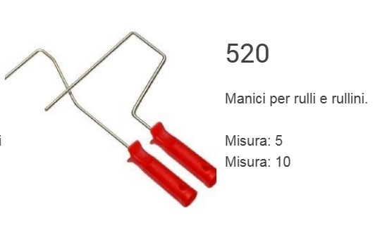 MANICO RULLINI DA 10