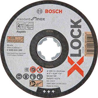 DISCO BOSCH XLOCK FERRO 125X1 2608619267