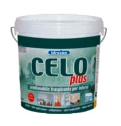 IDROPITTURA IDROSAN CELO PLUS LT. 4 BIANCO   SEMILAVABILE TRASPIRANTE PER INTERNI