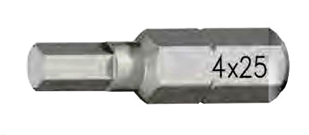 BIT ESAGONALI FUMASI DA 4 X 25MM PZ 1 260404